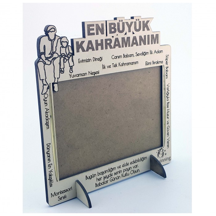 Babalar Günü Masaüstü Fotoğraf Çerçevesi Babalar Günü Masaüstü Fotoğraf Çerçevesi